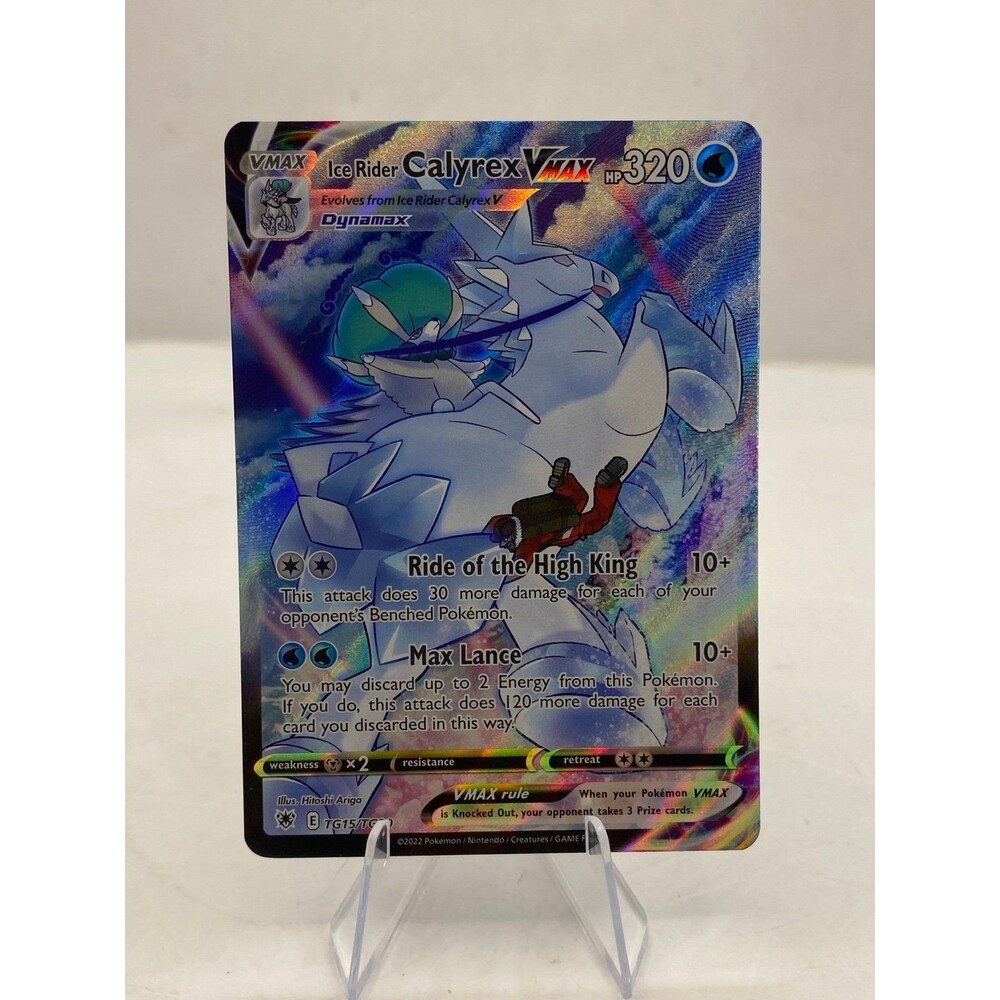 Ice Rider Calyrex VMAX TG15/TG30 Astral Radiance Trainer Gallery Ultra Rare LP